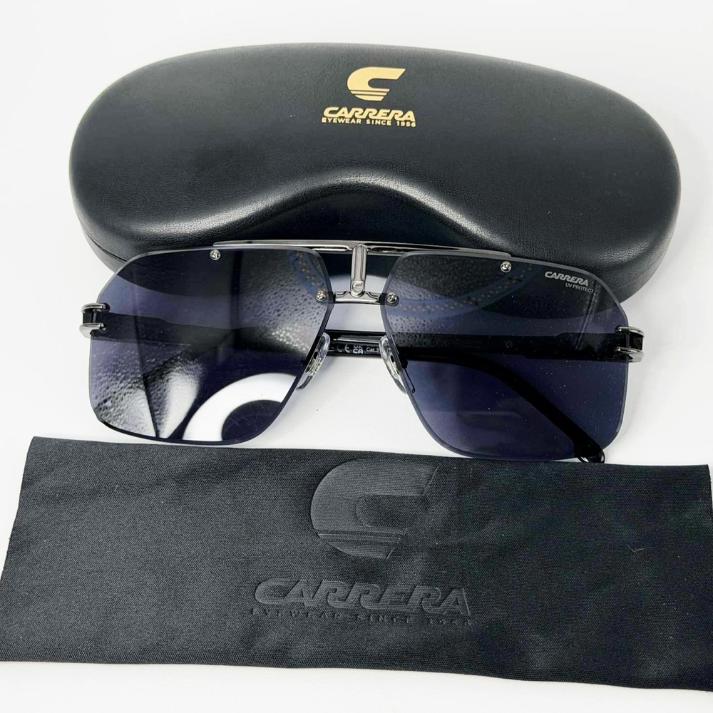 🕶️ Carrera 5041/S Rectangular Sunglasses | Black/Grey Gradient | Authentic